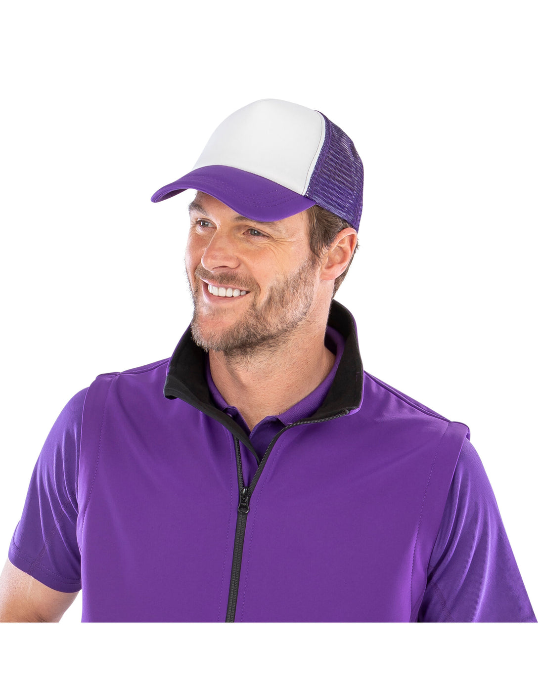 Result Headwear Detroit 1/2 Mesh Trucker