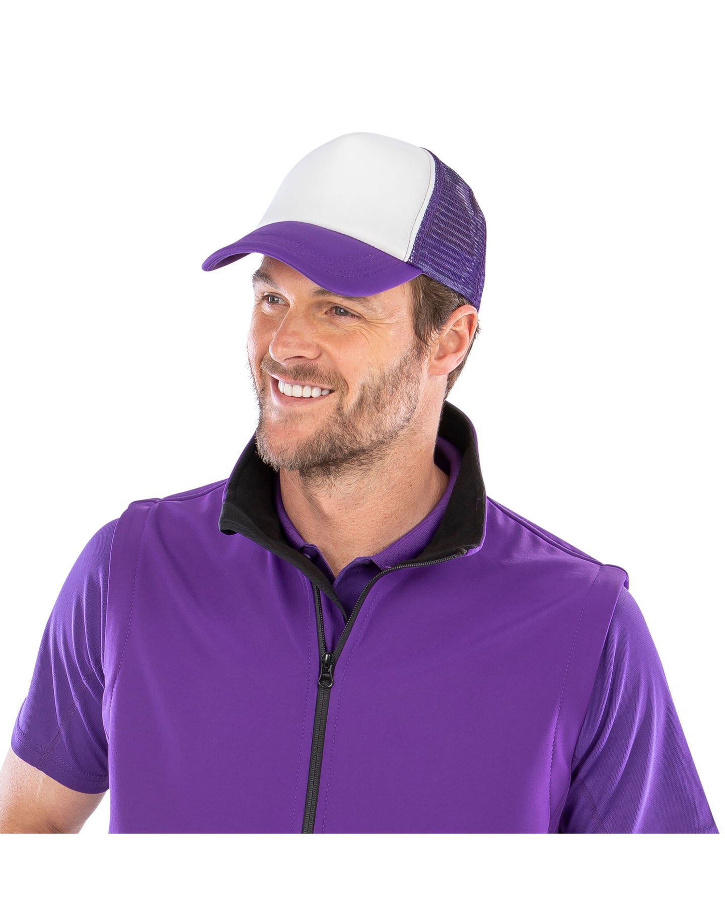 Result Headwear Detroit 1/2 Mesh Trucker