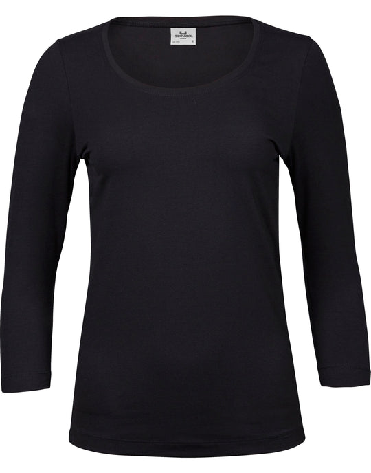 Tee Jays Ladies 3/4 Sleeve Stretch Tee