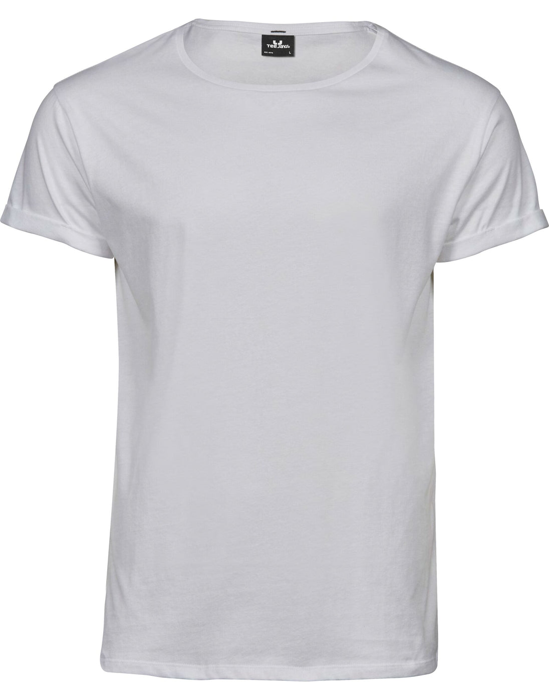 Tee Jays Mens Roll Up Sleeve Tee