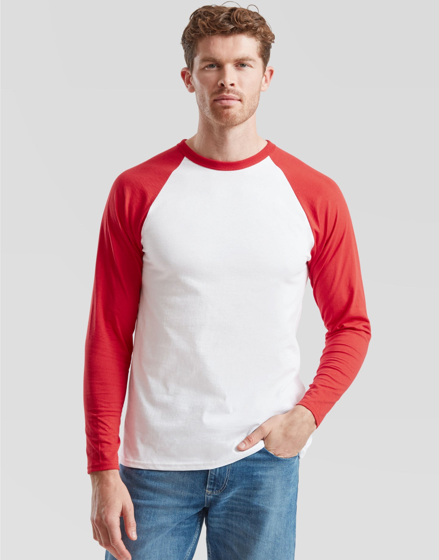 FOTL Mens Valueweight LS Baseball T