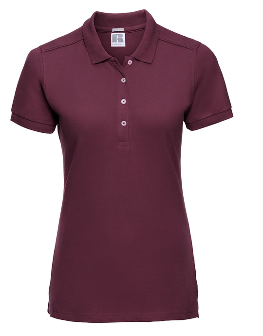 Russell Ladies Fitted Stretch Polo