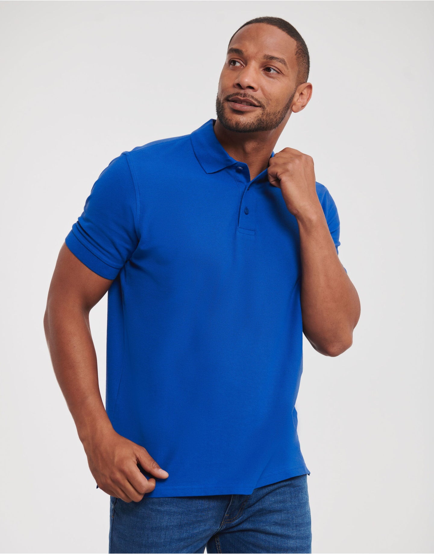 Russell Mens Ultimate Cotton Polo