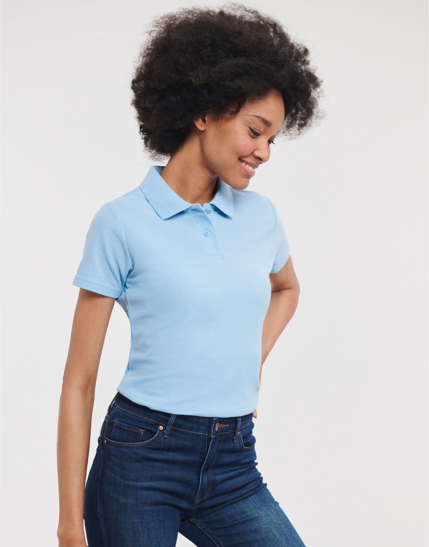 Russell Ladies Classic Polycotton Polo