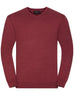 Russell Collection Mens VNeck Pullover