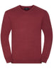 Russell Collection Mens VNeck Pullover