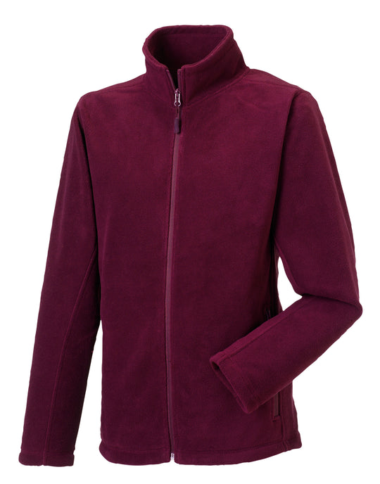 Russell Mens Full Zip Outdoor Fleece