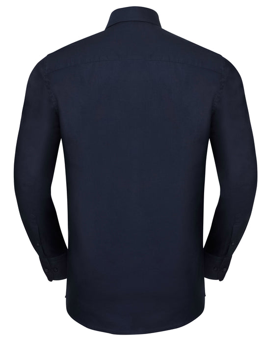 Russell Collection Men LS Tailor Oxford