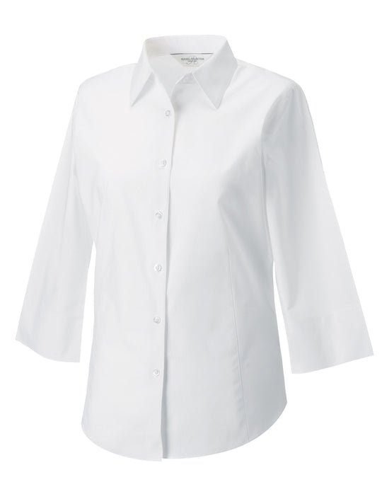 Russell Collection Lady 3/4 Stretch Shrt
