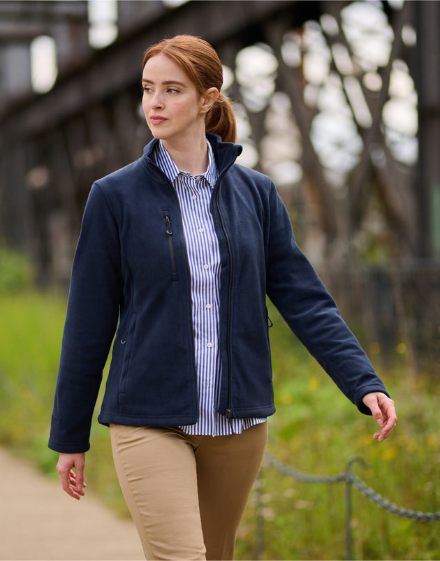 Honestly Made Ladies Recycled Fleece Jkt