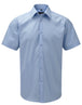 Russell Collection Mens SS H'Bone Shirt
