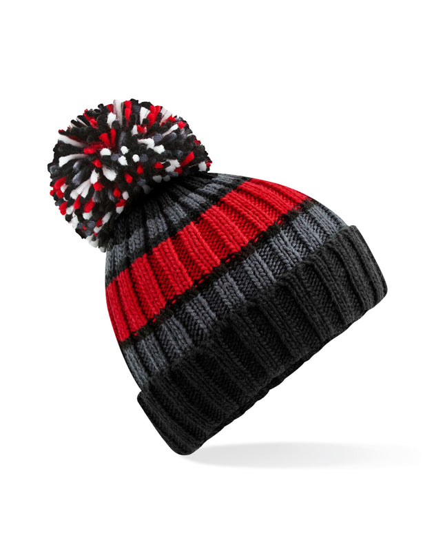 Beechfield Hygge Striped Beanie