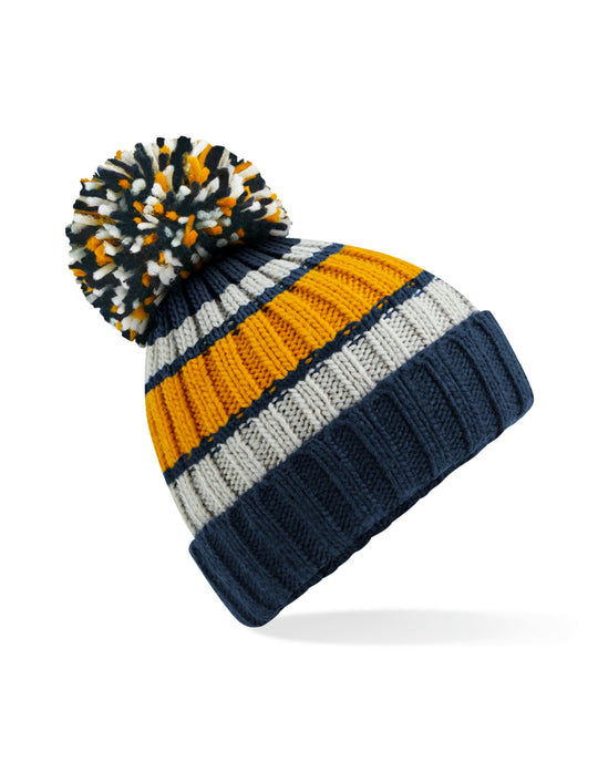 Beechfield Hygge Striped Beanie