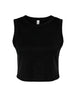 Bella Women's Micro Rib Muscle Crop Tank