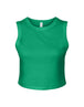 Bella Women's Micro Rib Muscle Crop Tank