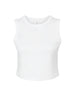 Bella Women's Micro Rib Muscle Crop Tank