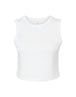 Bella Women's Micro Rib Muscle Crop Tank