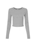 Bella Women's Micro Rib Long Sleeve Tee