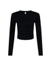 Bella Women's Micro Rib Long Sleeve Tee