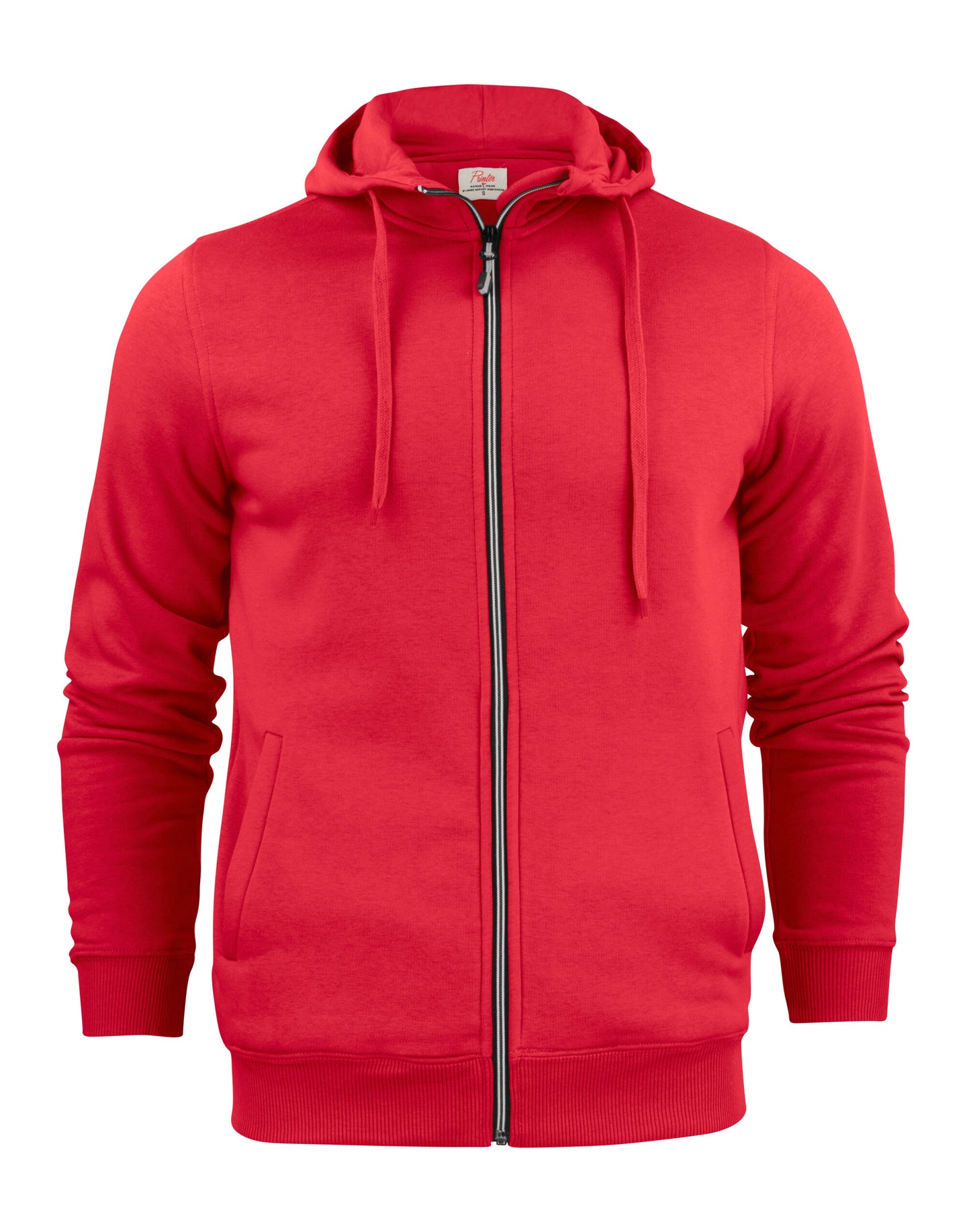 Printer Mens Overhead Full Zip Hoodie