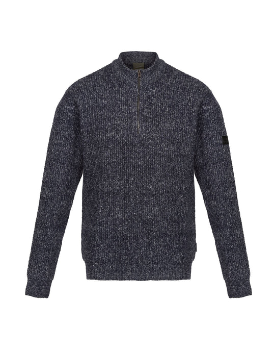 Regatta Soloman ZipNeck Knitted Pullover