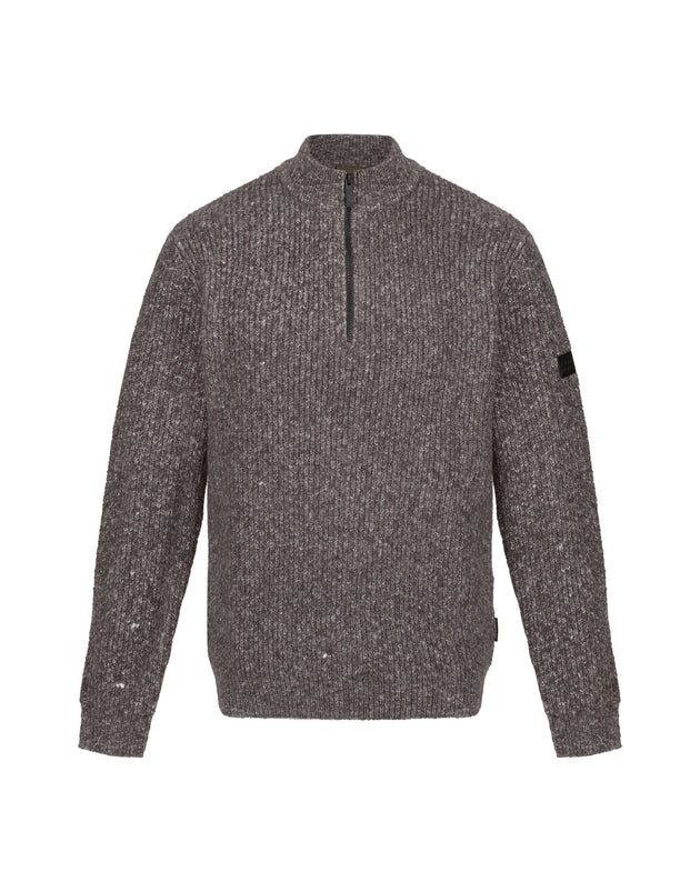 Regatta Soloman ZipNeck Knitted Pullover