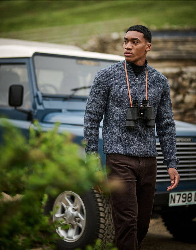 Regatta Soloman ZipNeck Knitted Pullover