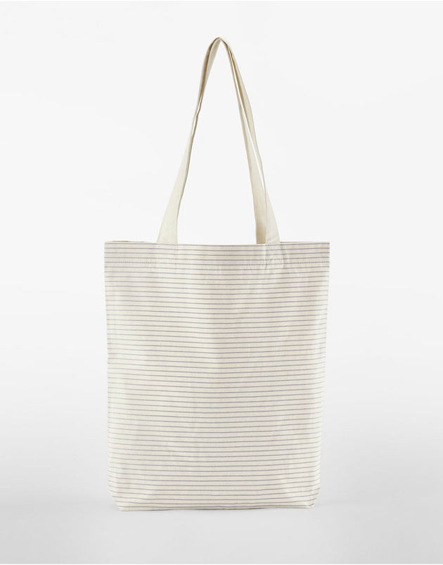 Westford Mill Striped Org Cotton Tote
