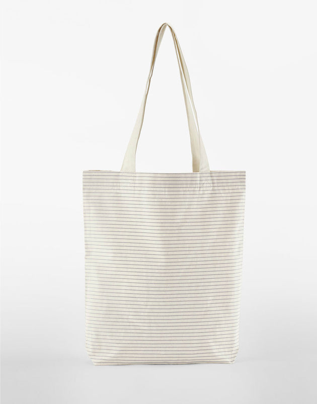 Westford Mill Striped Org Cotton Tote