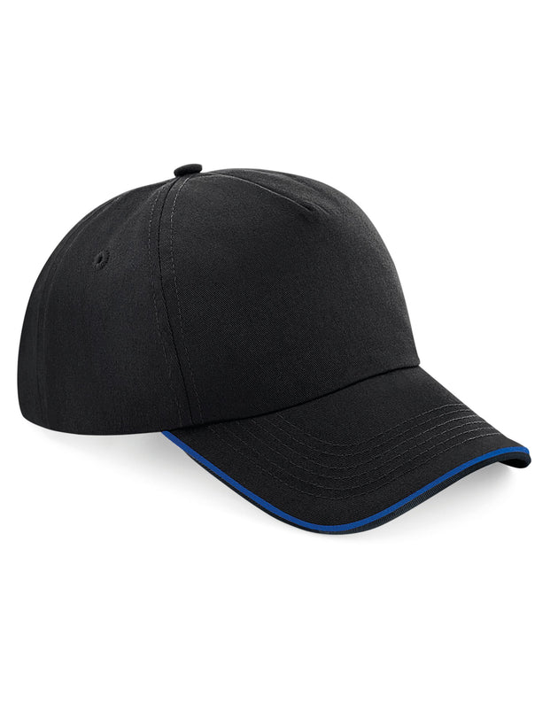 Beechfield Authentic 5 Panel Piped Peak