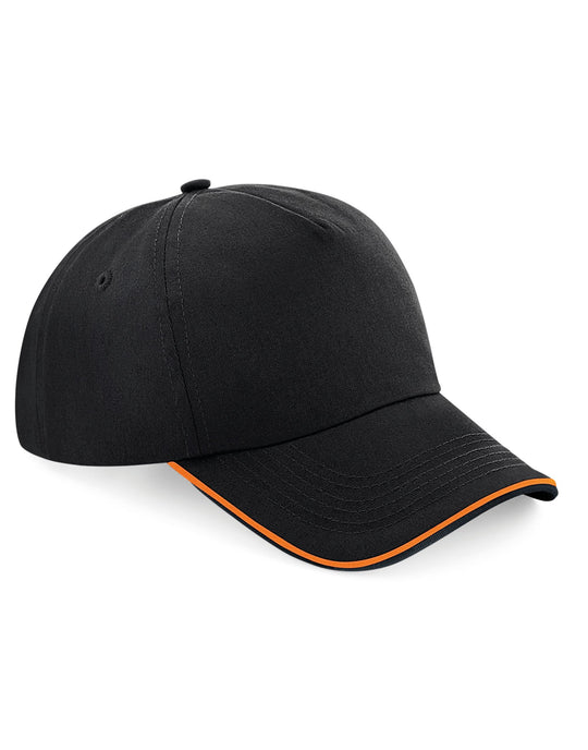 Beechfield Authentic 5 Panel Piped Peak