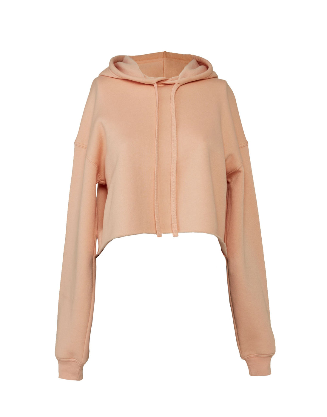 Bella Womens Cropped Fleece Hoody