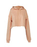 Bella Womens Cropped Fleece Hoody