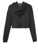 Bella Womens Cropped Fleece Hoody