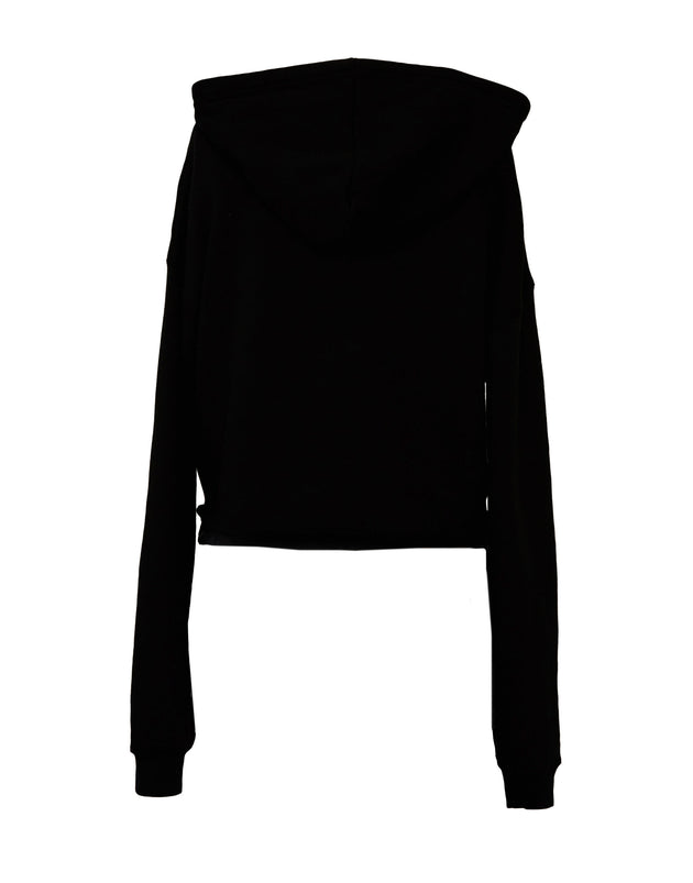 Bella Womens Cropped Fleece Hoody