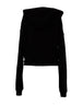 Bella Womens Cropped Fleece Hoody